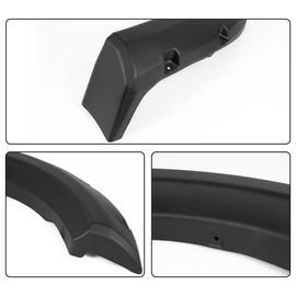 PIT66 4 Pcs Fender Flares, Compatible With 2009-2014 Ford F150 Styleside(NOT For Platinum and Raptor models), Wheel Flares Set Paintable Riveted Smooth Matte Black Pocket Style