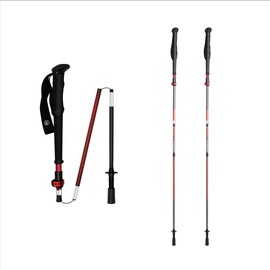 WindQuester Ultralight Carbon Fiber Trekking Poles – 6.98oz Lightweight Folding Collapsible Hiking Pole for Backpacking, Thru-Hiking, Trail Running & Travel Walking 43.3-51.1in Strider Z