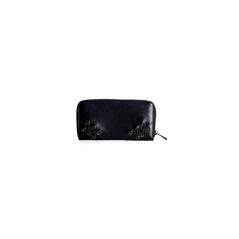Banned Skeleton Butterfly Purse, black, Streetwear