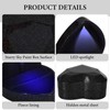 Homirty Heart Shape Ring Box with LED Light, Jewelry Display