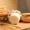 COM-FOUR® 10 x Bamboo Hair Comb - Wooden Comb -