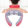 4 Massage Head Neck Massager Electric Hot Compress Relieve Fatigue