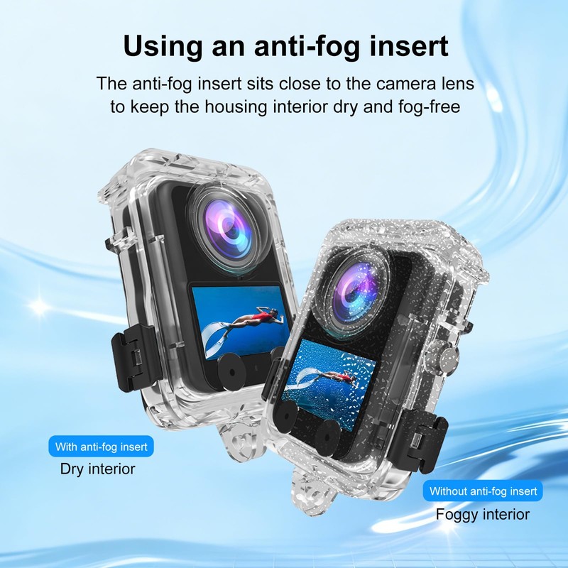 YicDofu Osmo 360 Waterproof Case, 40m/131FT Underwater Housing 97% High