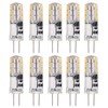10Pcs G4 LED Bulbs 24LED 1.2W Bi Pin Light Source
