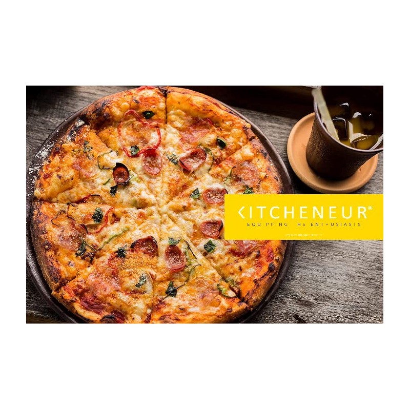 Large Perforated 33.5cm Pizza Oven Tray Baking Tray Set Tray/Pan
