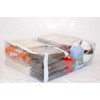 Vinylpac 5-Pack Clear Vinyl Zippered Storage Bags 20 x 23