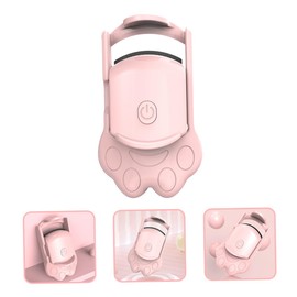 WOONEKY Electric Eyelash Curler with Claw Pattern USB Charging Heated Curling Tool for Natural Curls Safe Easy to Use Eyelash Perming Device