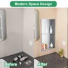 SaniteModar Shower Niche, Stainless Steel Shower Niche 12" X 24"