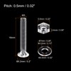 sourcing map 20 Sets Phillips Machine Screws M3 x 16