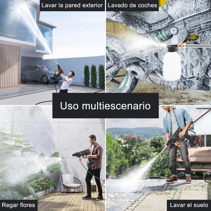 Hidrolavadora HiTone HT98 negro