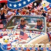 50 Pcs Patriotic Eagle Duck Figurine Mini Resin Veteran Ducks