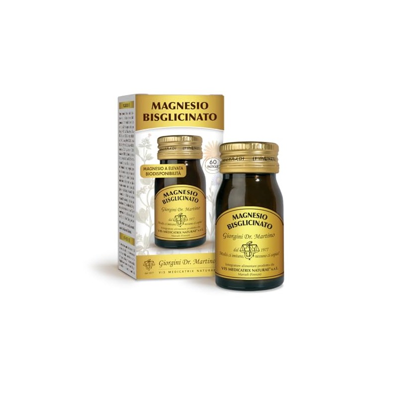 MAGNESIO BISGLICINATO Pastiglie - 30 g (Magnesio ad elevata biodisponibilità,
