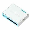 MikroTik RB750GR3 Built-in Ethernet Connector Turquoise - White Cable Router