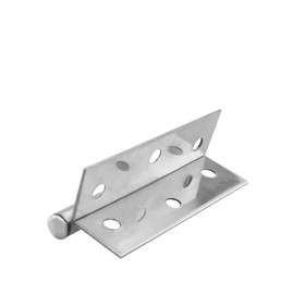 JCBIZ 2PCS Self Rebounding Stainless Steel Spring Hinge Self Closing Invisible Door Hinge with Screws for Fixing Cabinet Doors Replacement Hinges Furniture Fittings