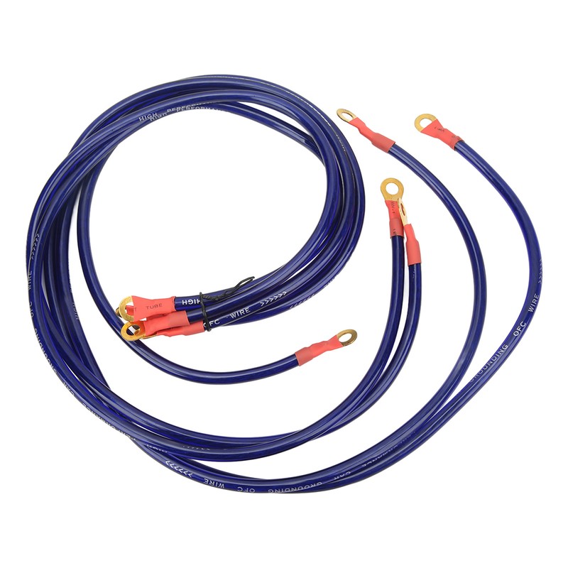 5pcs Pure Copper Battery Inverter Cable Flame Retardant Universal for