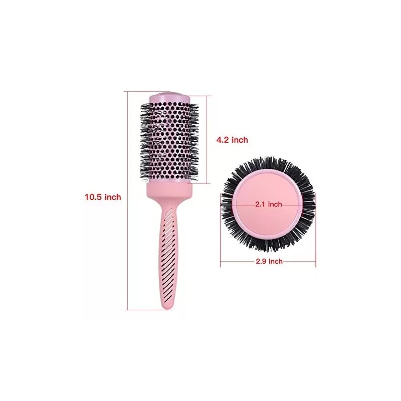 Perfehair Cepillo Redondo De Cerámica Grande Para Secado Con Secador,