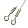 DGOL 10 pcs Steel Wire Cable Adjustable Security Lock, LED,