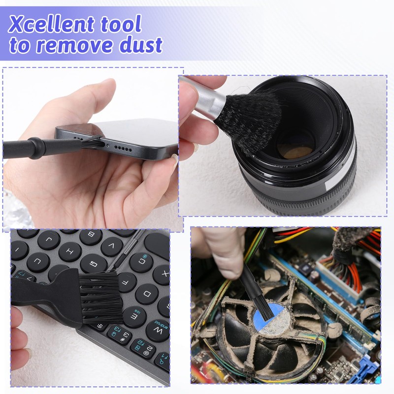 Mini Keyboard Cleaning Brushes Kit, 5 PCS Nylon Anti Static