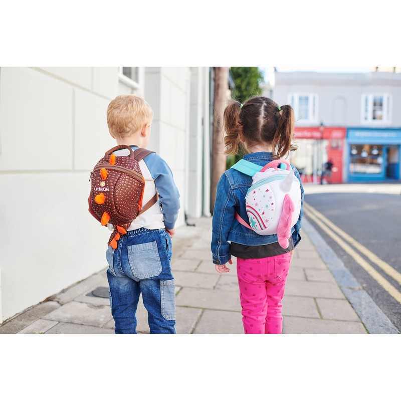 LittleLife LittleLife Animal Toddler Backpack With Safety Rein, Spike The