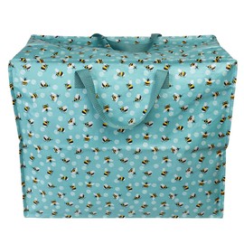 Large Storage Bag with Zip - Strong and Durable 55 x 48 x 28cm 70l - Choice of Design (Bumblebee)
