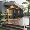 Yisuro Motion Sensor Outdoor Ceiling Light, Flush Mount Porch Exterior