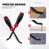 Staple Remover Tool, Heavy Duty Upholstery Staple Puller with Forked