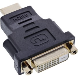 HDMI Female to DVI 24 + 1 Male Gold-Plated Contacts HDMI to DVI Adapter 17670p