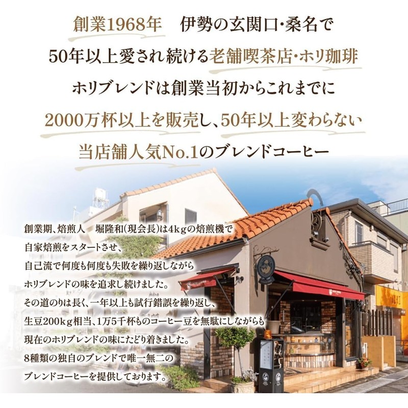 [HORI COFFEE] Coffee Drip Pack Holi Blend 8 Packs (HORI