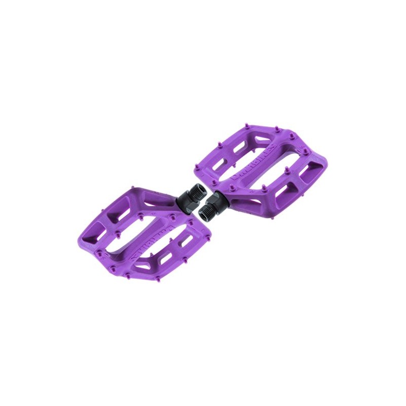 DMR V6 Plastic Pdl - Purple, CrMo Axle