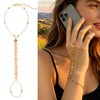 BOMAIL 7Pcs 14K Gold Plated Gold Hand Chain Bracelets for