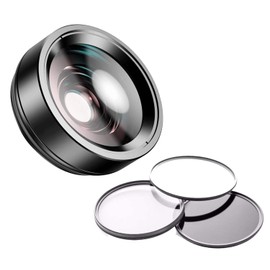 0.4X High Definition Super Wide Angle Lens w/Macro Compatible with Sony ZV-1 (Includes Lens Adapter)