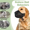 Dog Muzzle for Large Medium Small Dogs,Breathable Air Mesh Muzzle
