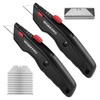 WORKPRO Premium Utility Knife, Retractable All Metal Heavy Duty Box