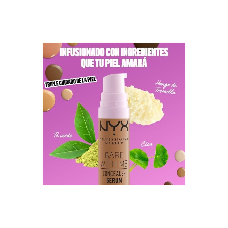 NYX Professional Makeup Bare With Me Concealer Serum, suero corrector
