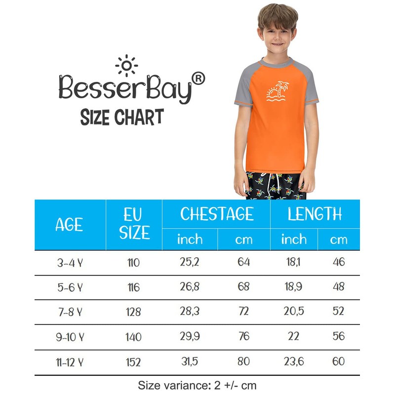 BesserBay Sun Protective Rash Guard Quick-Dry Swimming Sun Shirt for