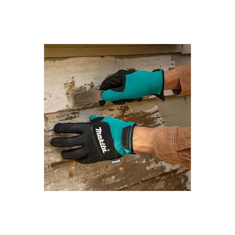 Makita P-84654 Open Cuff Working Gloves, Size Medium