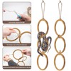 Snake Enrichment Rings for Ball Python, Plastic Imitation Wood Playground