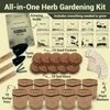10 Herb Garden Planter Indoor Kit, 44pcs Complete Kitchen Herb