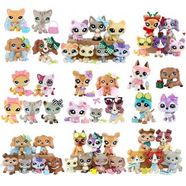 Mini Shop Pet Random for lps Figure Toys- Rare and Compatible with lps Collection:_Random 3 pc lps & 7 pc accessories