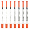 Hautllaif 50 pack 1ml 31G 0.3x13mm Plastic Multiple Uses Measuring