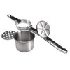 BESTOYARD Potato Masher Potato Ricer Stainless Steel Manual Squeezer Vegetable