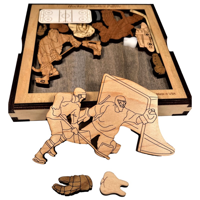 Ice Hockey Fanatics Puzzle – Artistic & Challenging Brain Teaser