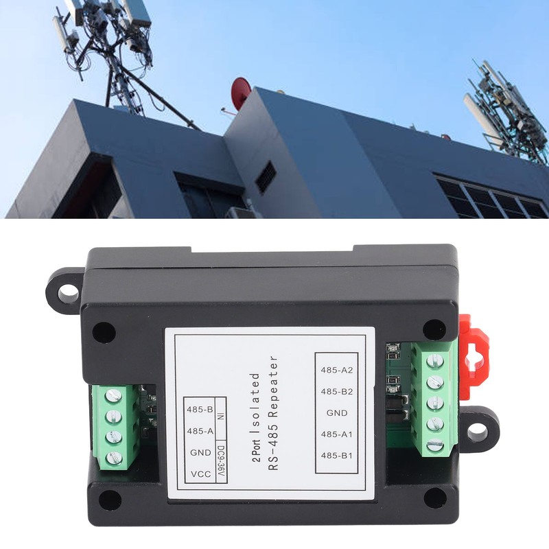 2 Channel Isolated RS485 Repeater Industrial Grade Photoelectric Isolation Type