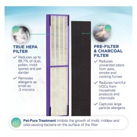 Germguardian Filtro De Reemplazo Del Purificador De Aire Genuino Hepa Ger