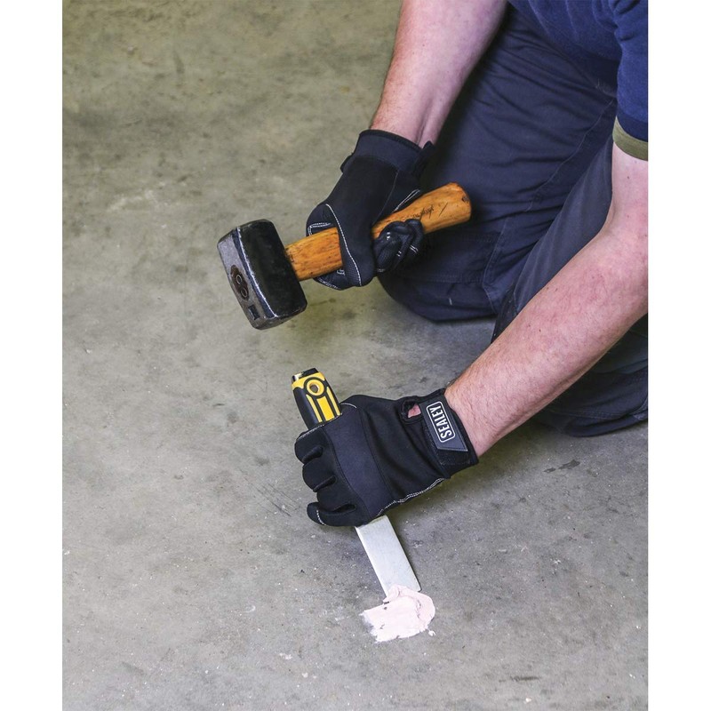 Sealey Siegen S0856 3pc Scraper Set with Hammer Cap, Silver