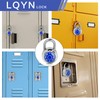 Combination Lock, LQYN Standard Dial Combination Lock, Pack of 8;