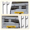 HUGEBO Adjustable Trailer Ladder Rack, Heavy Duty Side Mount with