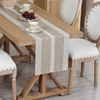 Braided Striped Table Runner Rustic Embroidery Coffee Table Runners for