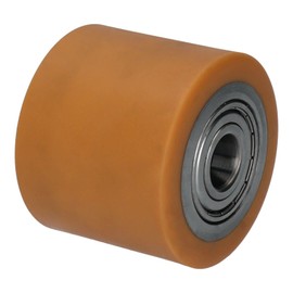 WIKO Pallet Truck Castors Polyurethane Castors 70 x 70 mm Wheels with Ball Bearings Pallet Wheels Castors Pallet Fixer Wheel Pallet Castors 400 kg (20 mm Axle Hole)