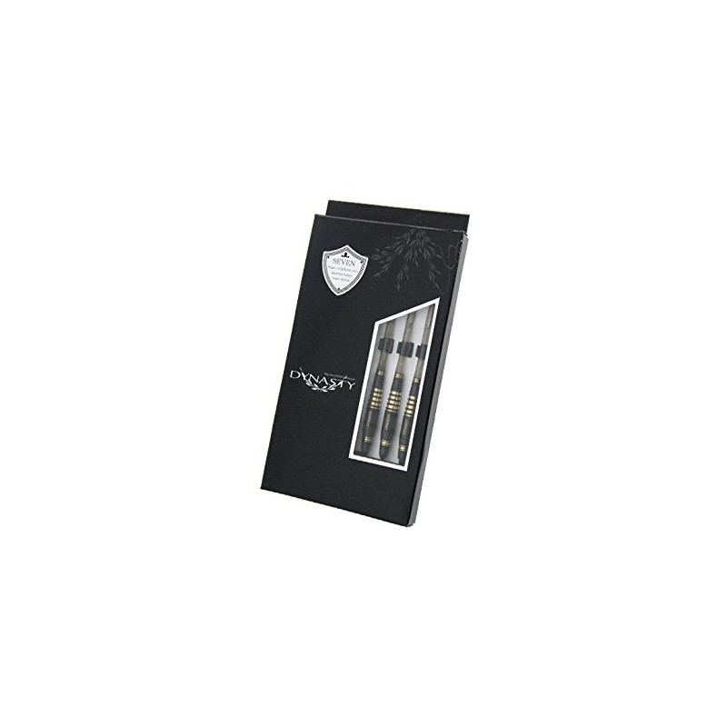 Dynasty 01-31-023 BRASS DARTS SET "SEVEN" (Black)